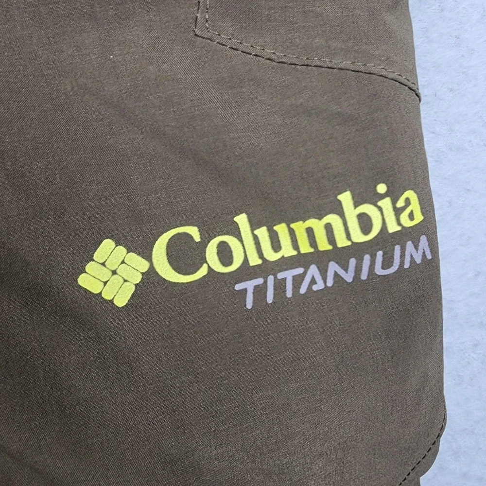 Columbia Snow Pants Mens Large 36x31 Brown Titanium Omni-Tech Waterproof Ski